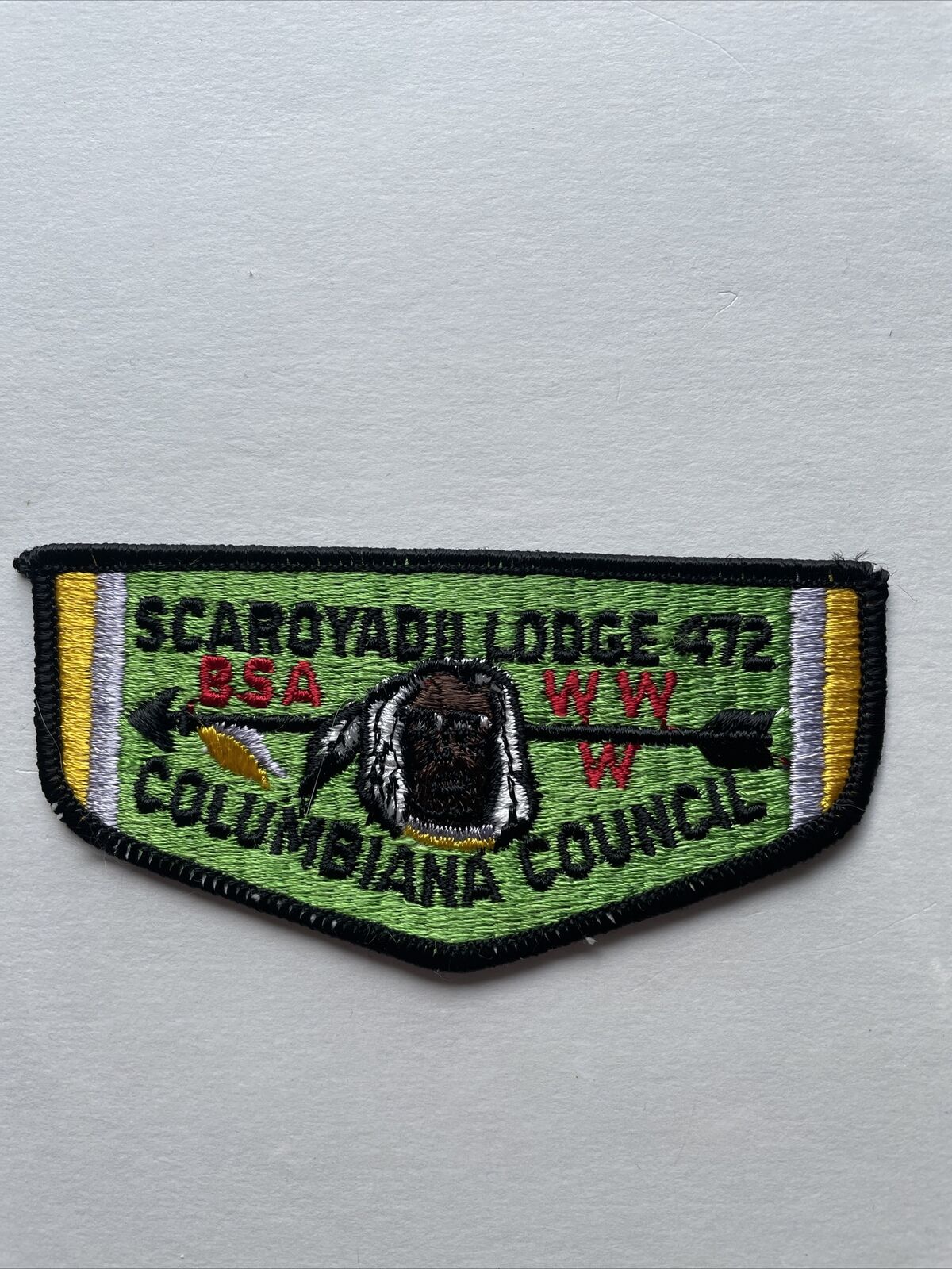 OA Scaroyadii Lodge 472 S Columbia Council Mint Flap