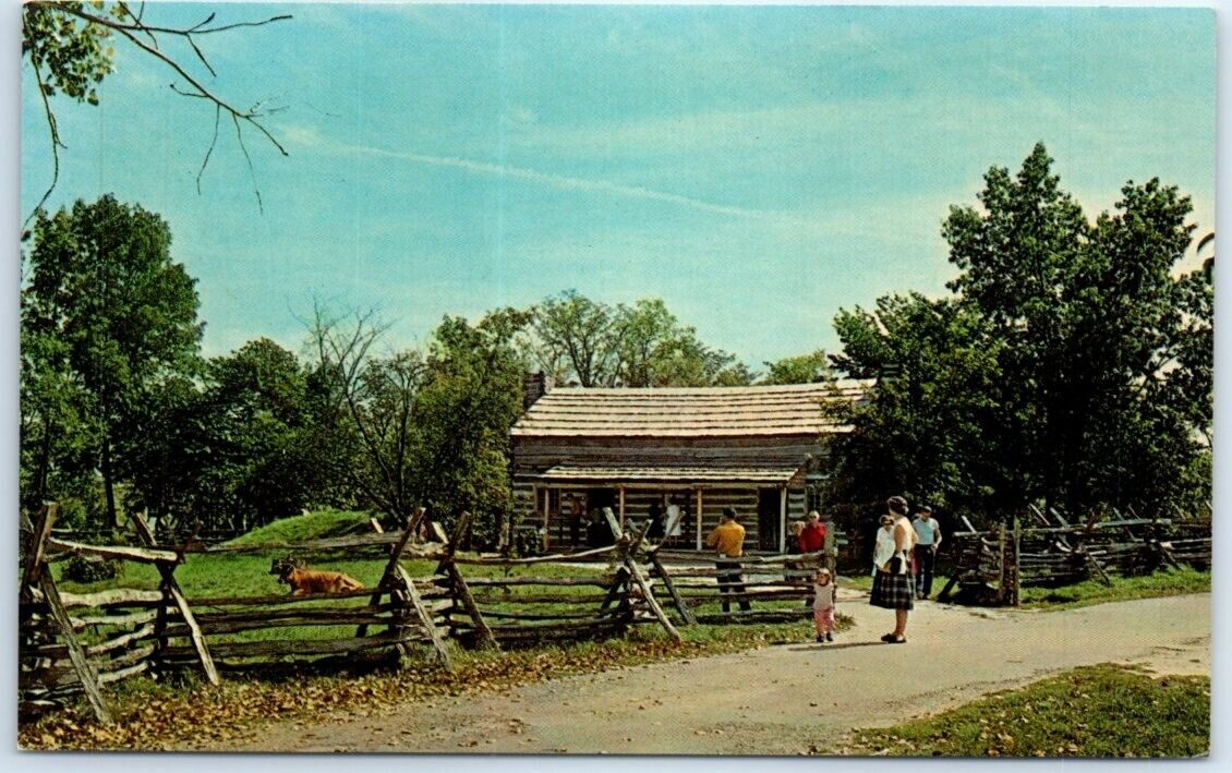 Postcard - The Rutledge Tavern, New Salem State Park - New Salem, Illinois