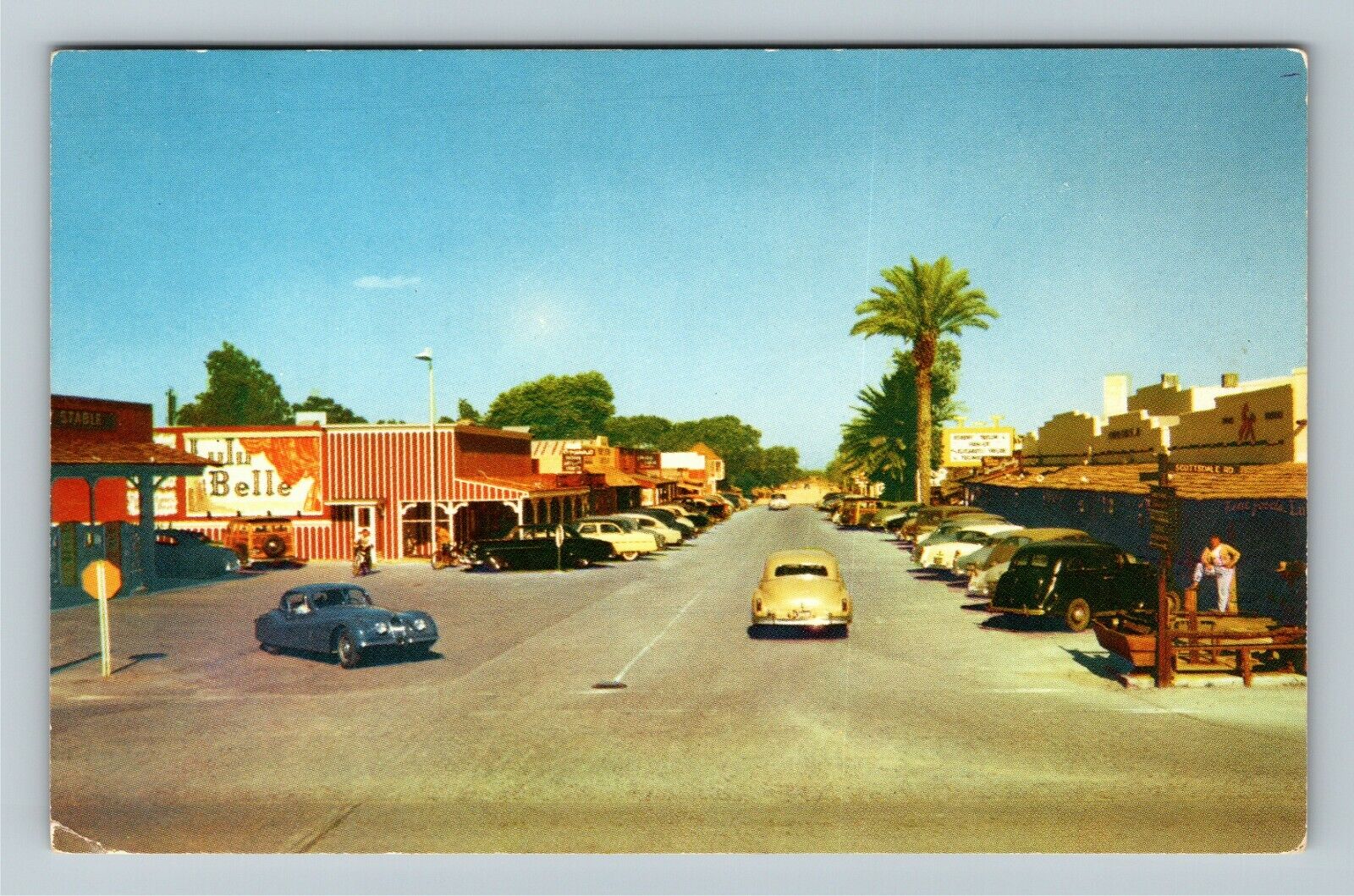 Scottsdale AZ-Arizona, Resort Area Vintage Souvenir Postcard