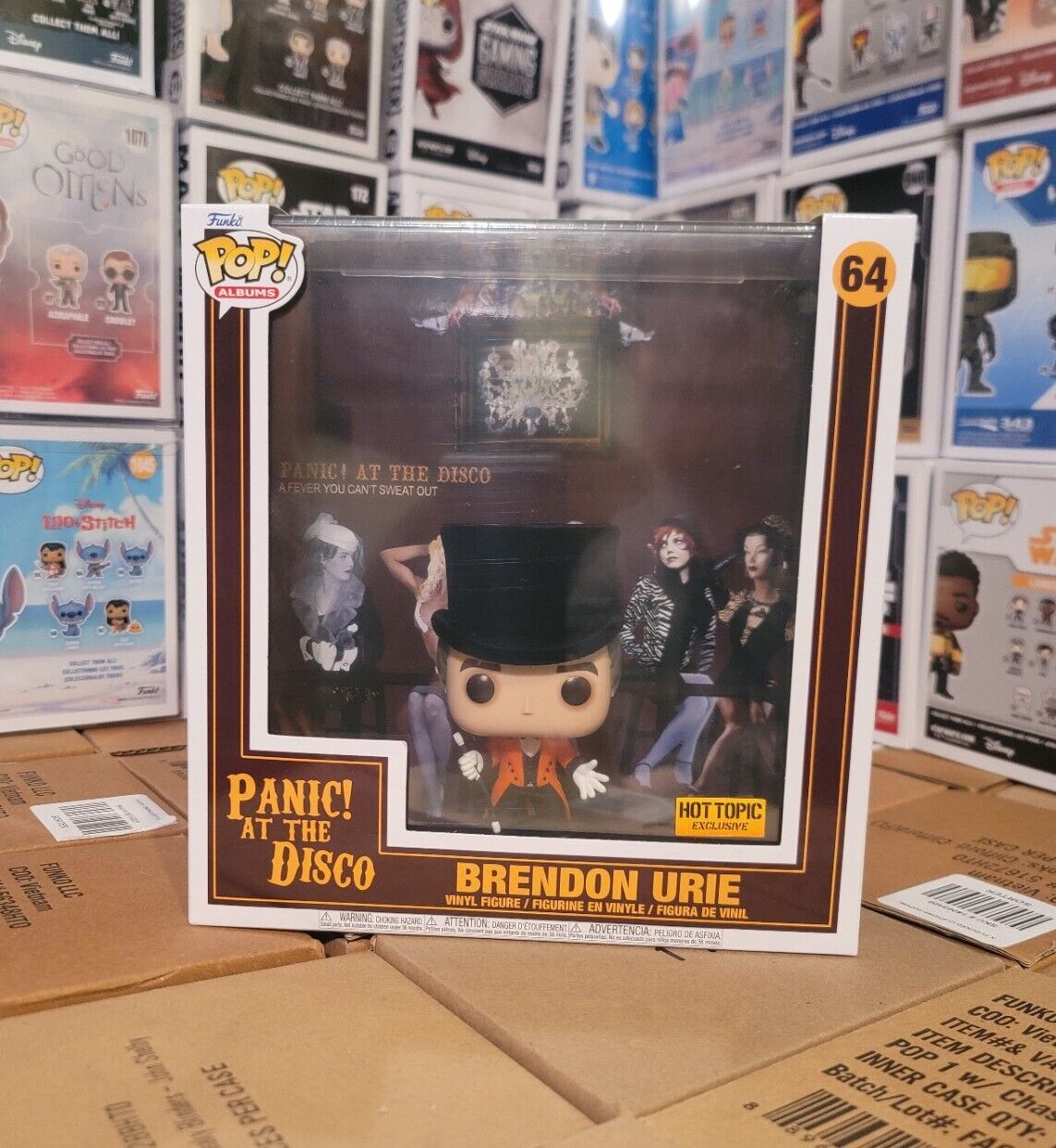 Funko POP Albums - Brendon Urie #64 A Fever You Can't Sweat Out HOT TOPIC 