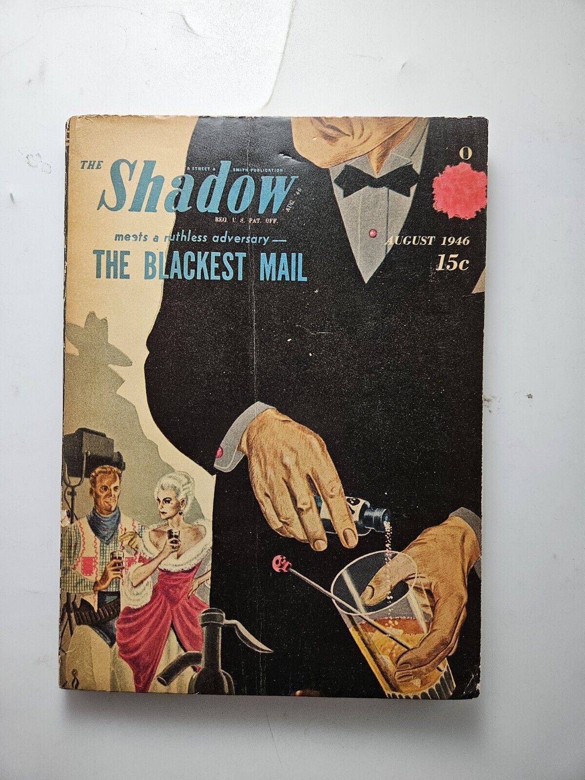 The SHADOW PULP August , 1946 The Blackest Mail 
