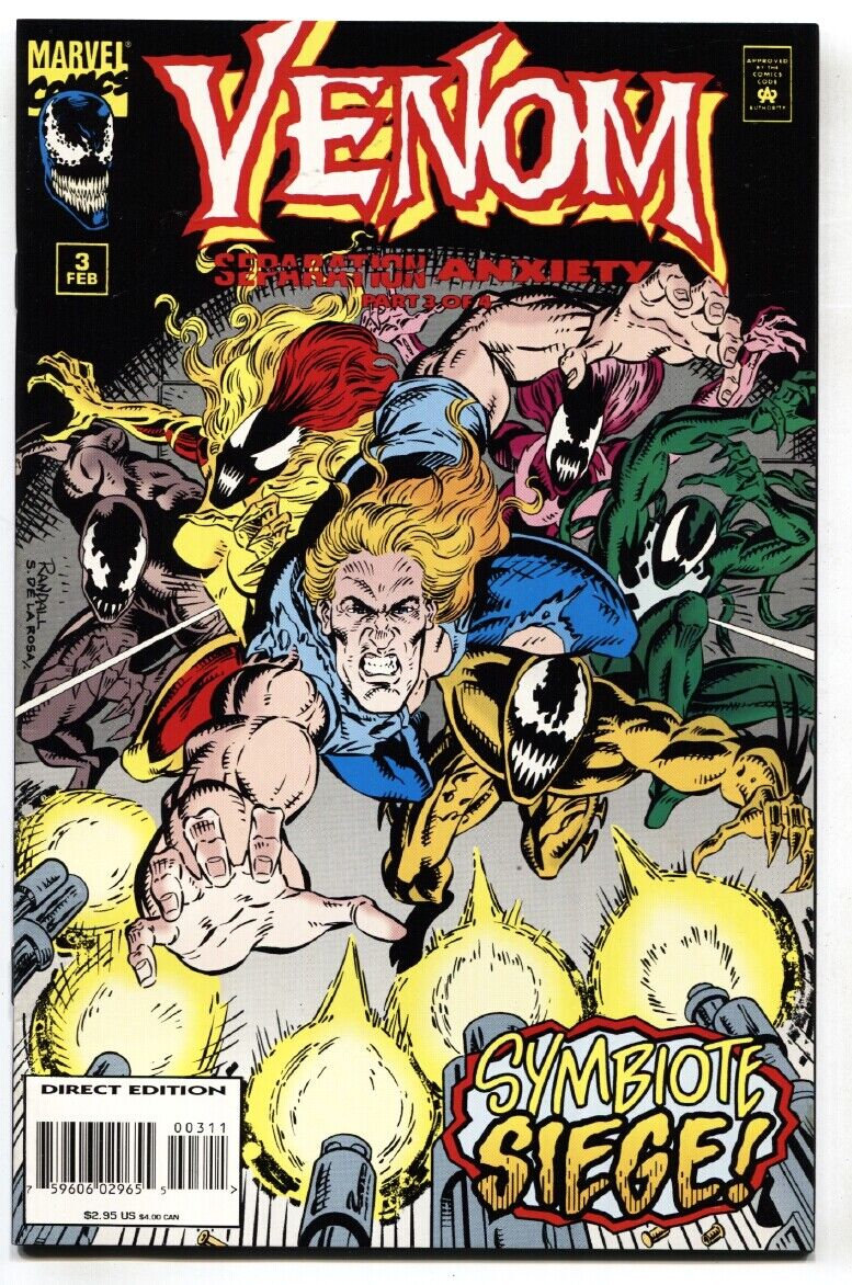 Venom: Separation Anxiety #3 1995 comic book-Spider-Man