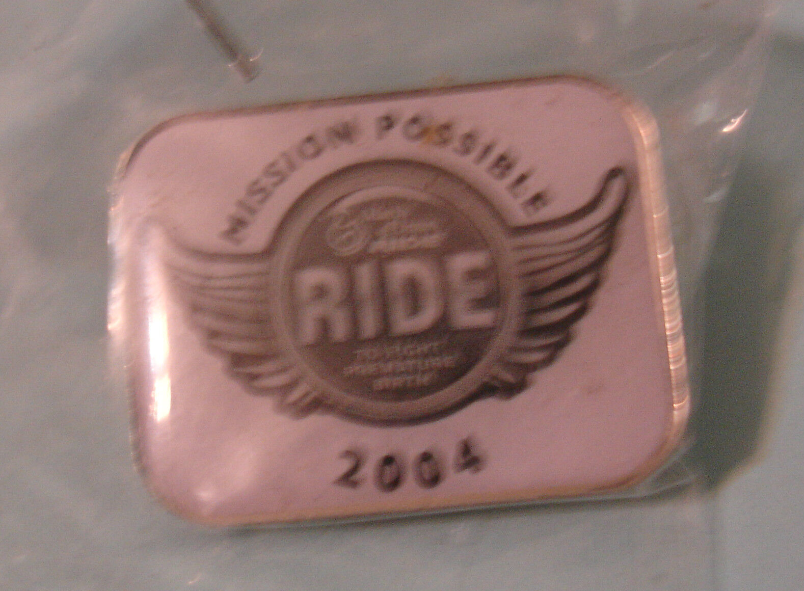 March of Dimes 2004 Ride to Fight Premature Birth 2004 Motorcycle Lapel Hat Pin