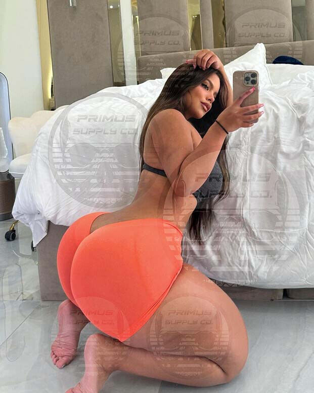 Thick Curvy Latina BBW Model Taking Selfie 8x10 in Premium Glossy Photo A