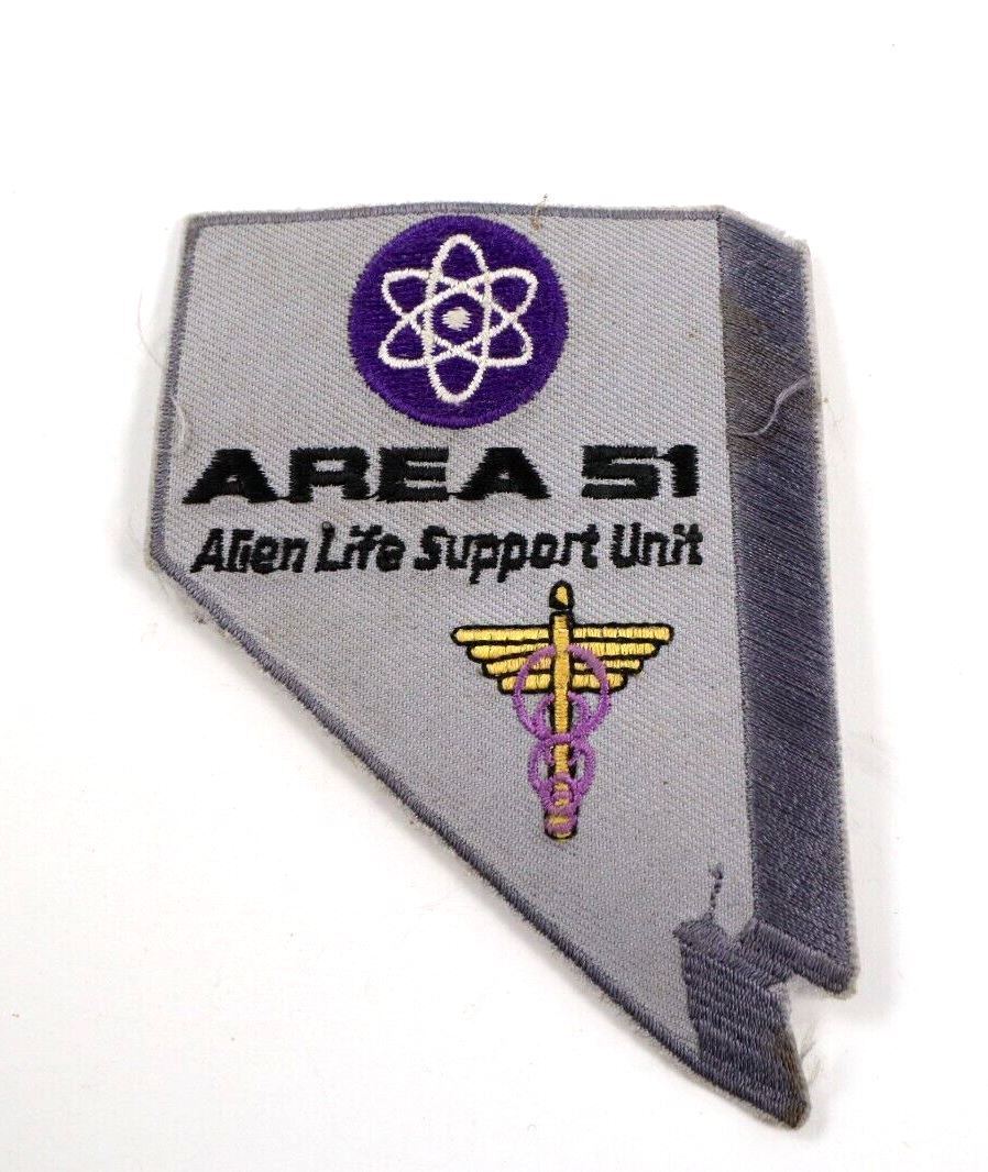 Vintage Area 51 Alien Life Support Unit Patch Funny Novelty Patch