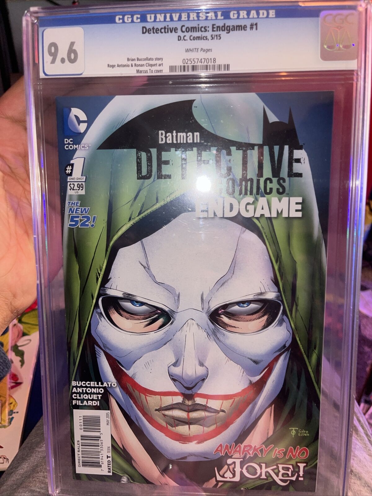 Detective comics endgame issue one CGC 9.6 - The Jokers Son