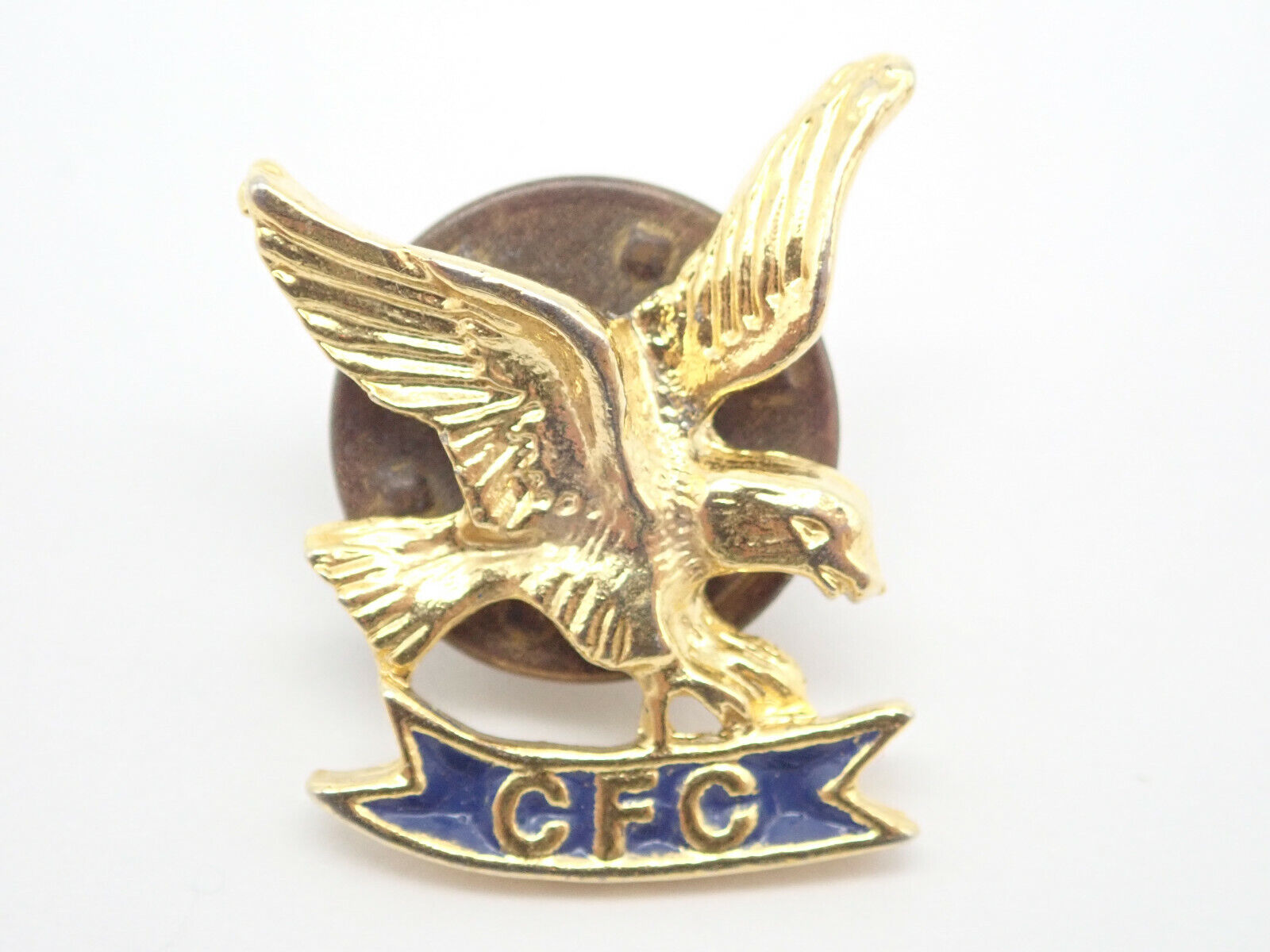 CFC Eagle Gold Tone Vintage Lapel Pin