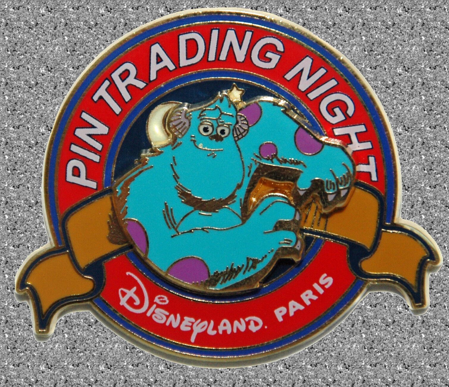 Sulley (Monsters) Pin Trading Night Pin - DLP Paris - DISNEY Pin LE 400