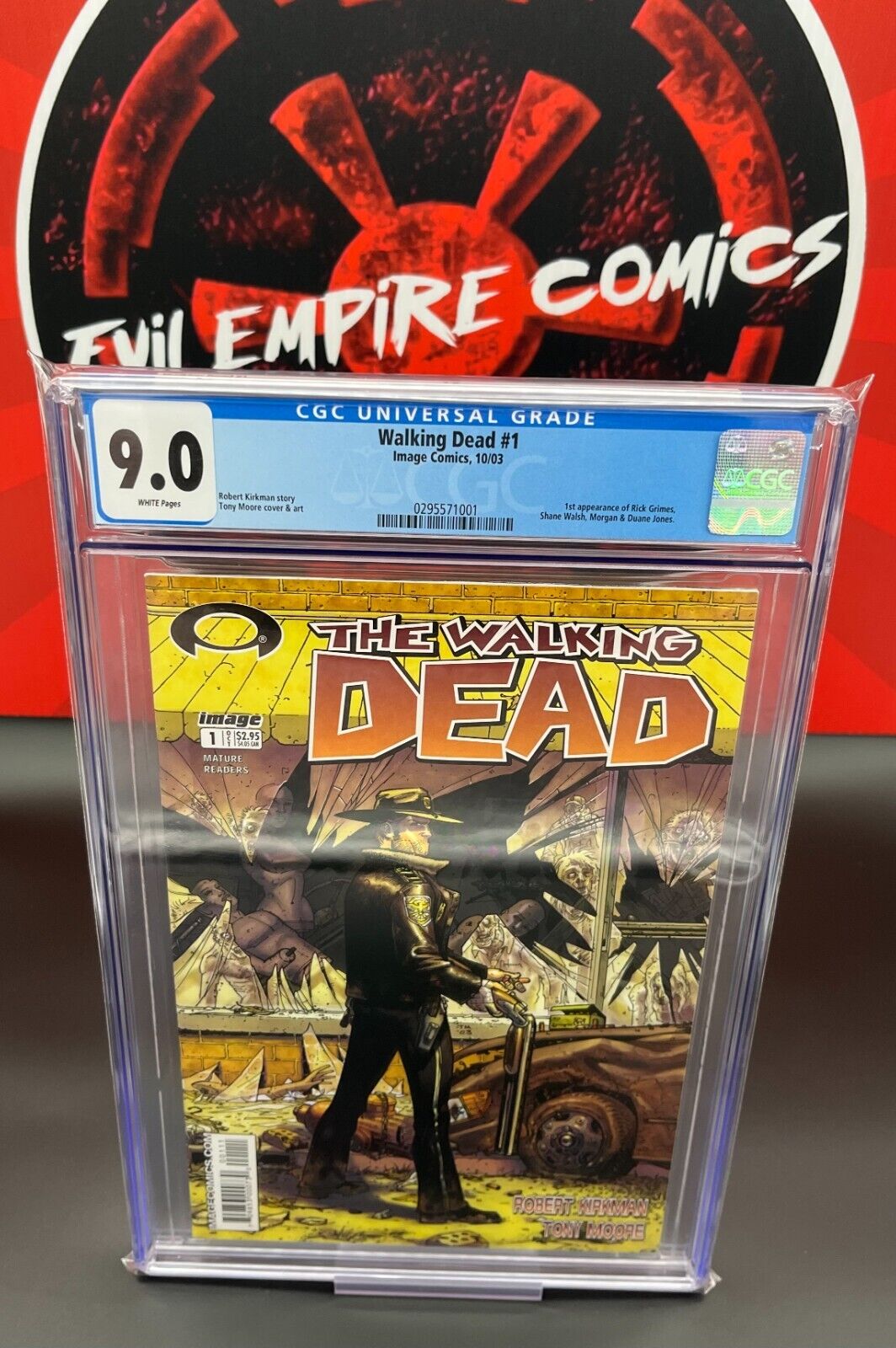 THE WALKING DEAD #1 (2003) 1ST APP. OF RICK GRIMES (CGC 9.0 WHITE PAGES) 🧟🧟🧟‍