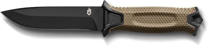 Gerber Gear Strongarm Fixed Blade Knife - Tan - Plain Edge With Sheath NEW