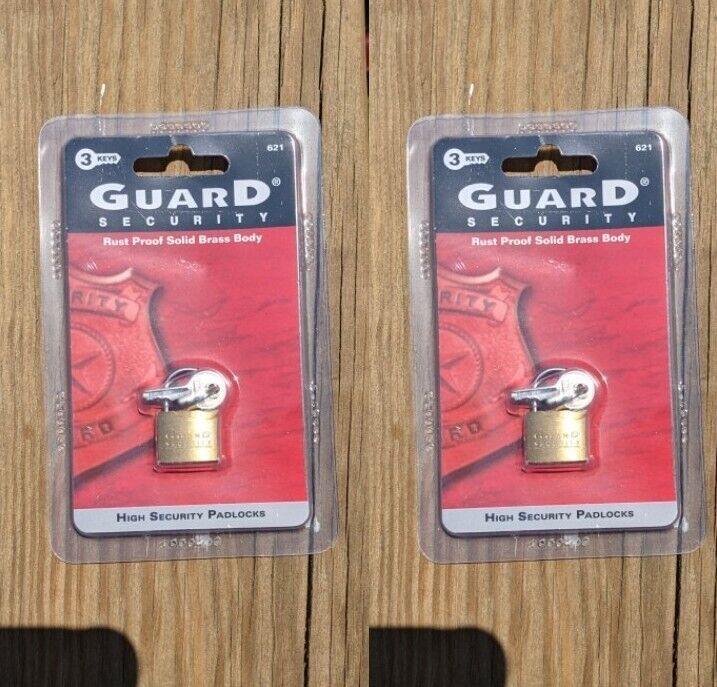 2 Small Metal Padlocks Mini Brass Tiny Box Locks Keyed Jewelry 3 Keys 20mm Safe