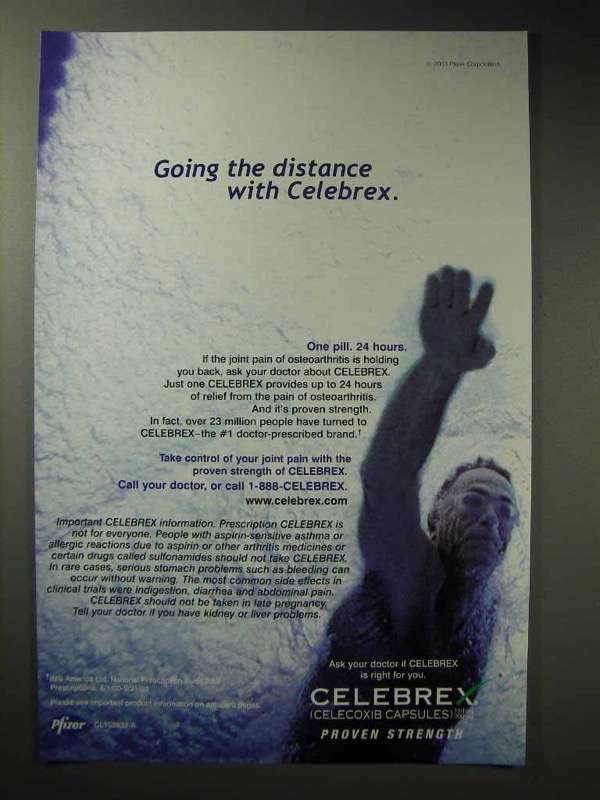 2004 Pfizer Celebrex Ad - Going the Distance