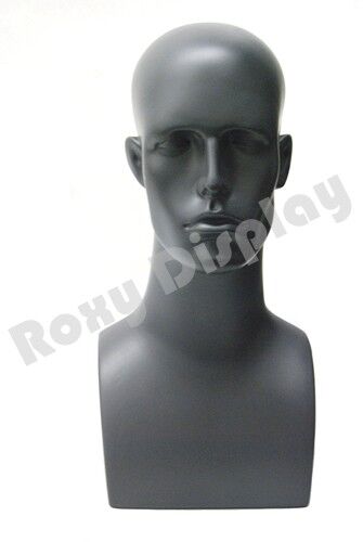 2PCS Plastic Male Mannequin Head Bust Wig Hat Jewelry Display #ERAG-PS X2