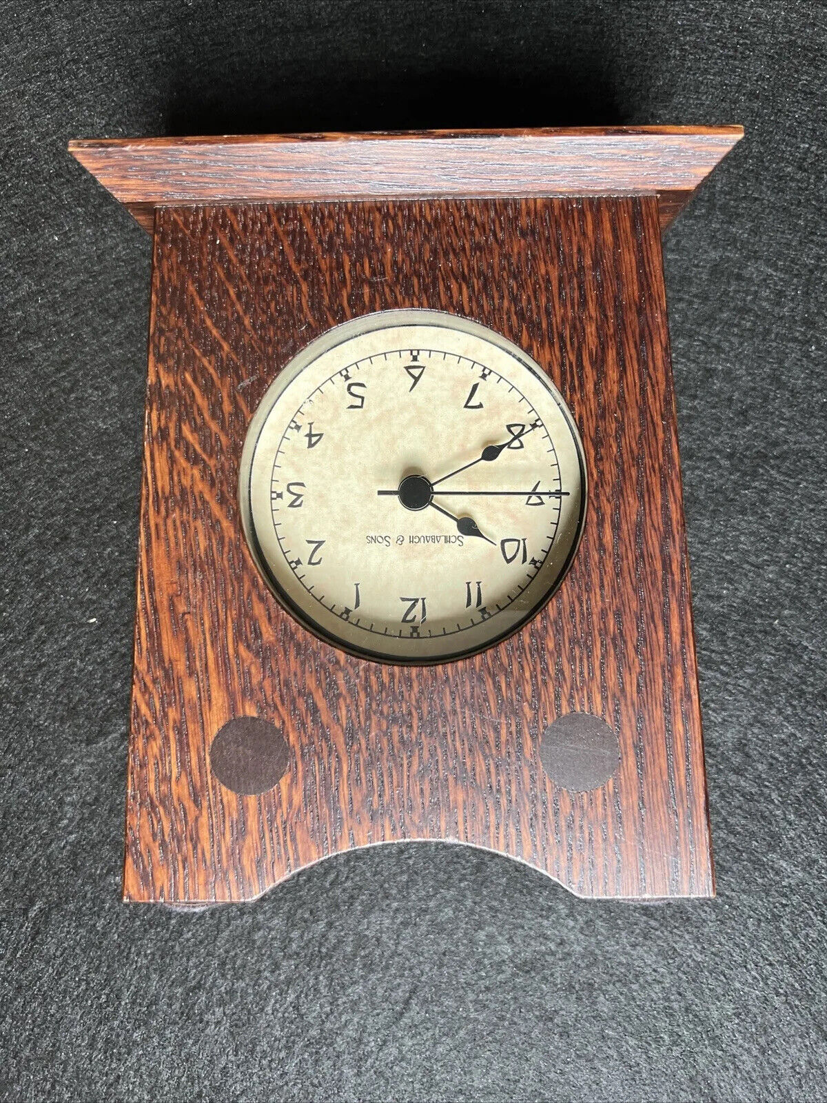 Schlabaugh & Sons Clock Art Sculpture Wood [Pre-Owned]