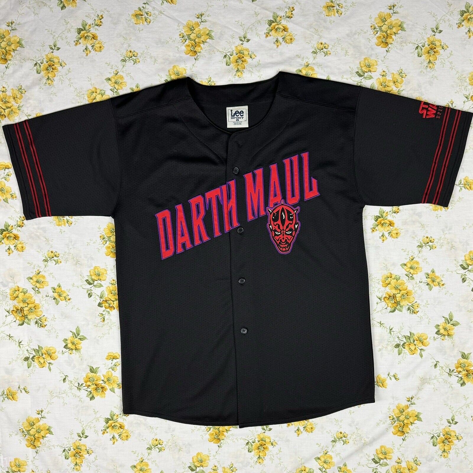 vintage Darth Maul Jersey Star Wars Episode 1 - Large, Mint condition
