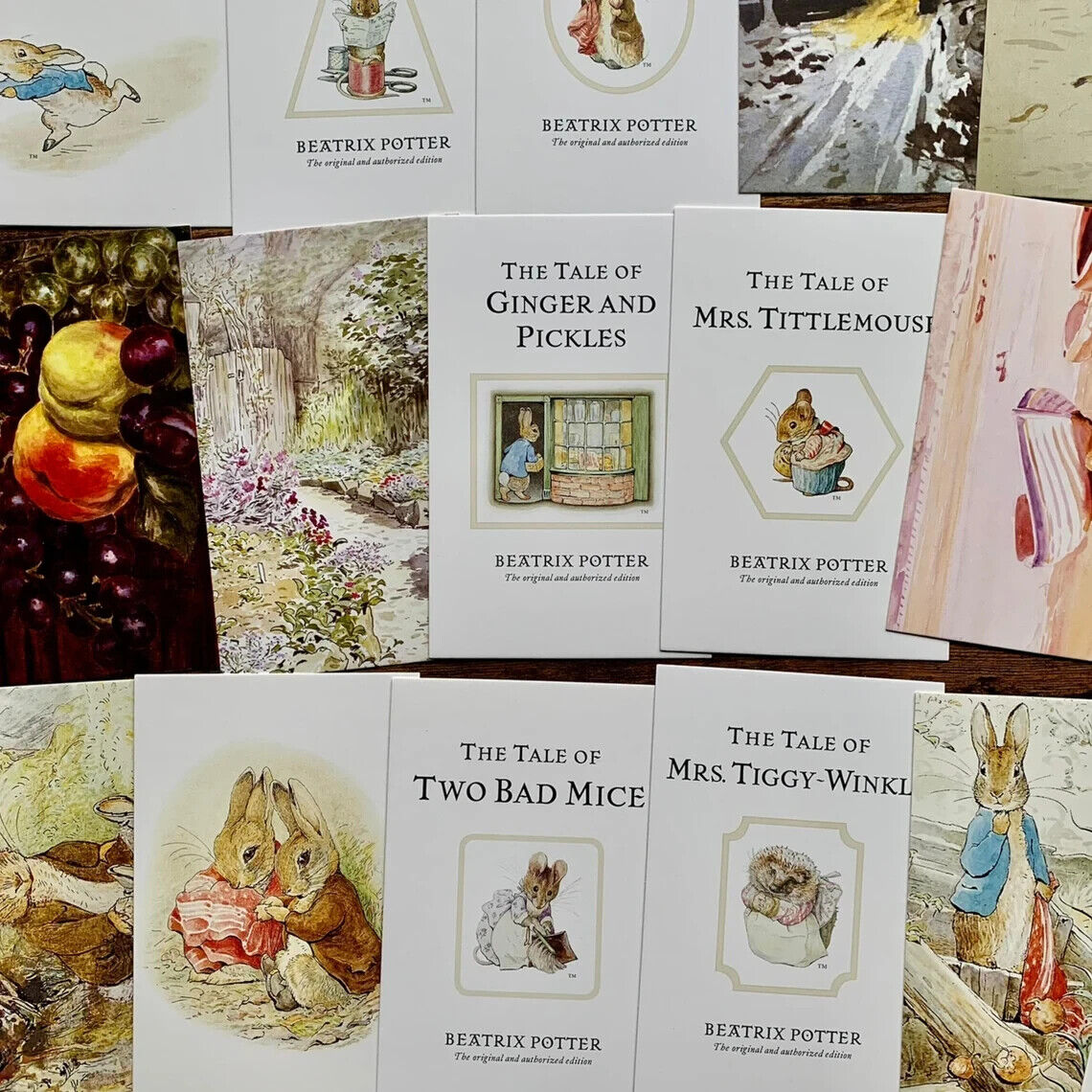 5 - World of Peter Rabbit Postcards, Beatrix Potter, Gift, Nostalgia Collectible