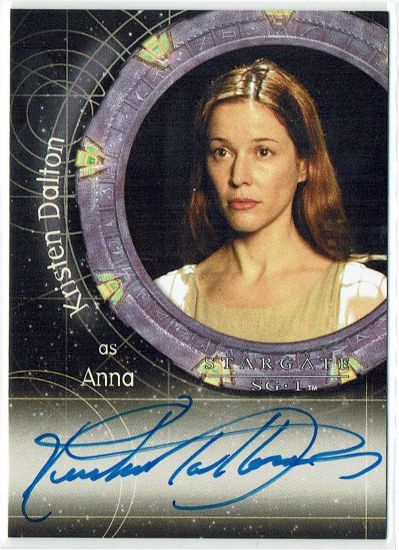 Stargate SG-1 Season 7 Rittenhouse 2005 Autograph Auto Chase Card Selection