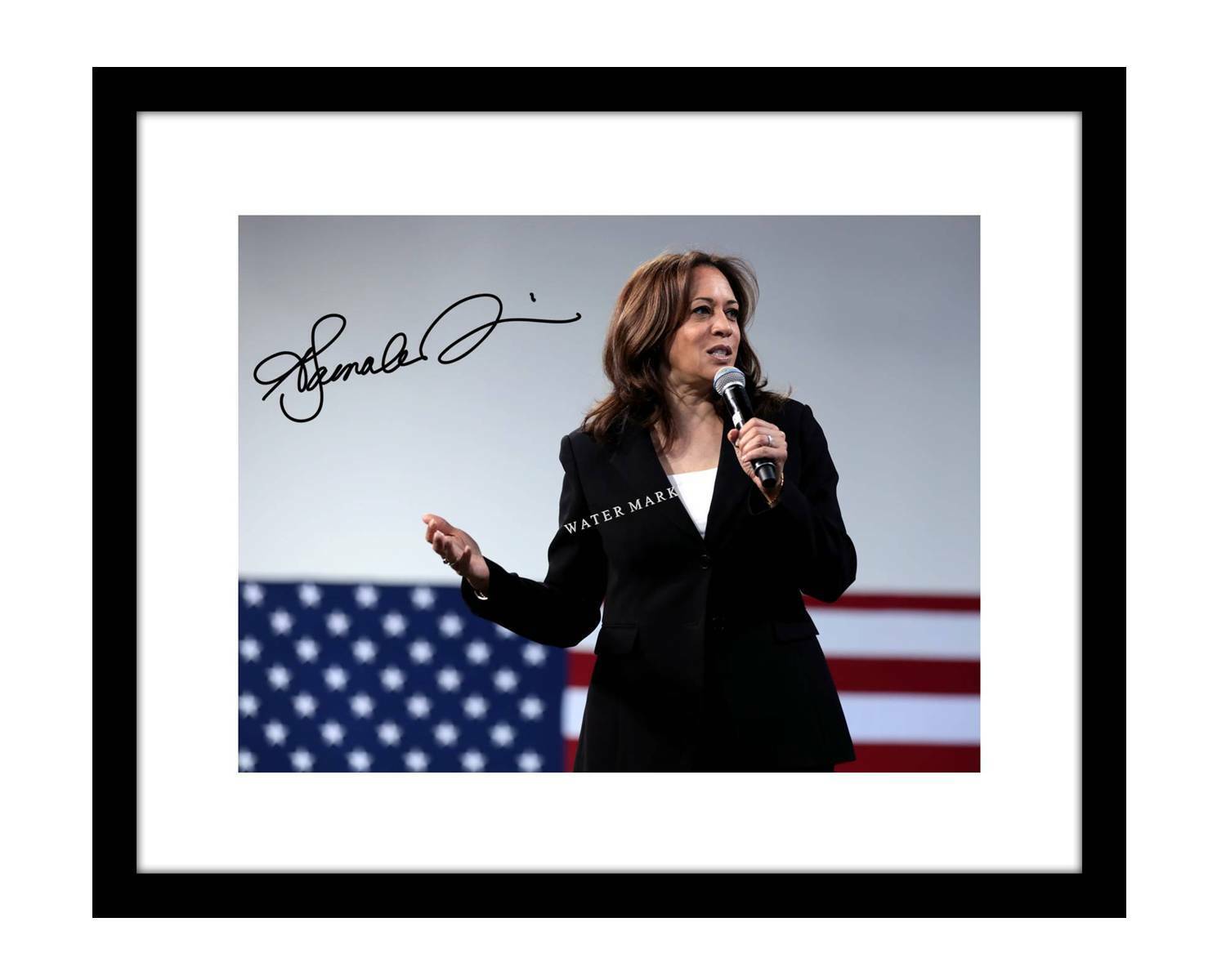 Kamala Harris 8x10 Signed photo presidential candidate democrat president 2020