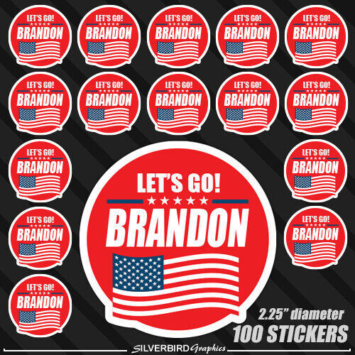 Let's go Brandon sticker car president USA America hard hat vehicle truck x100