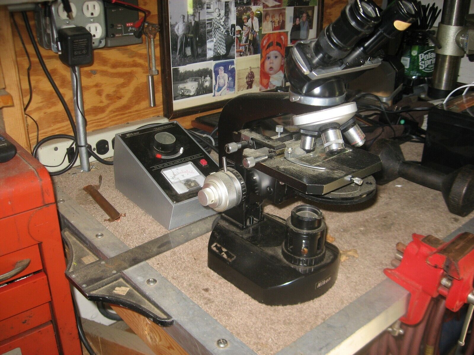 Vintage Nikon Microscope 