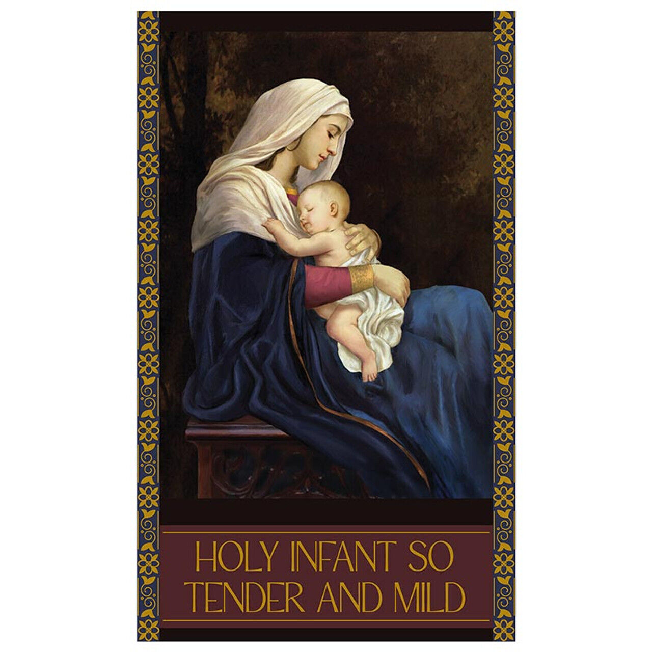 Life Series Church Banner Easter Banners 3 x 5ft Holy Infant So Tender and Mild