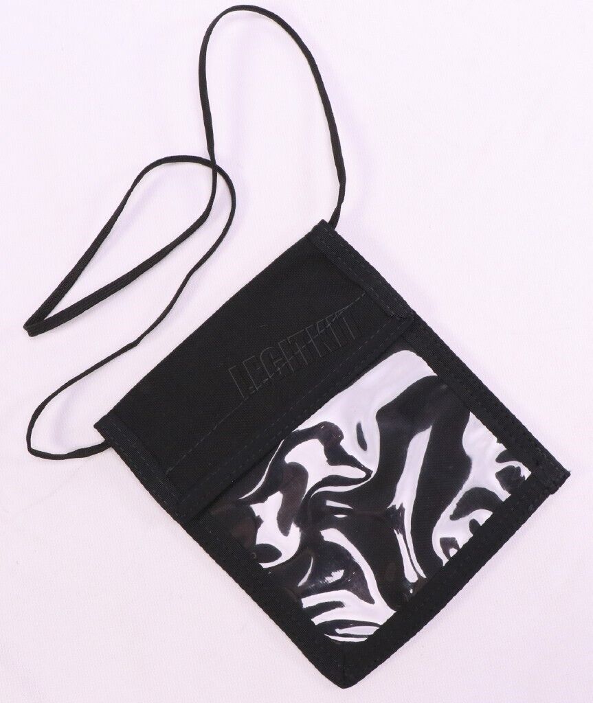 Bellum Designs Lanyard Neck Badge ID Holder Pouch BLACK Trade / SHOT Show