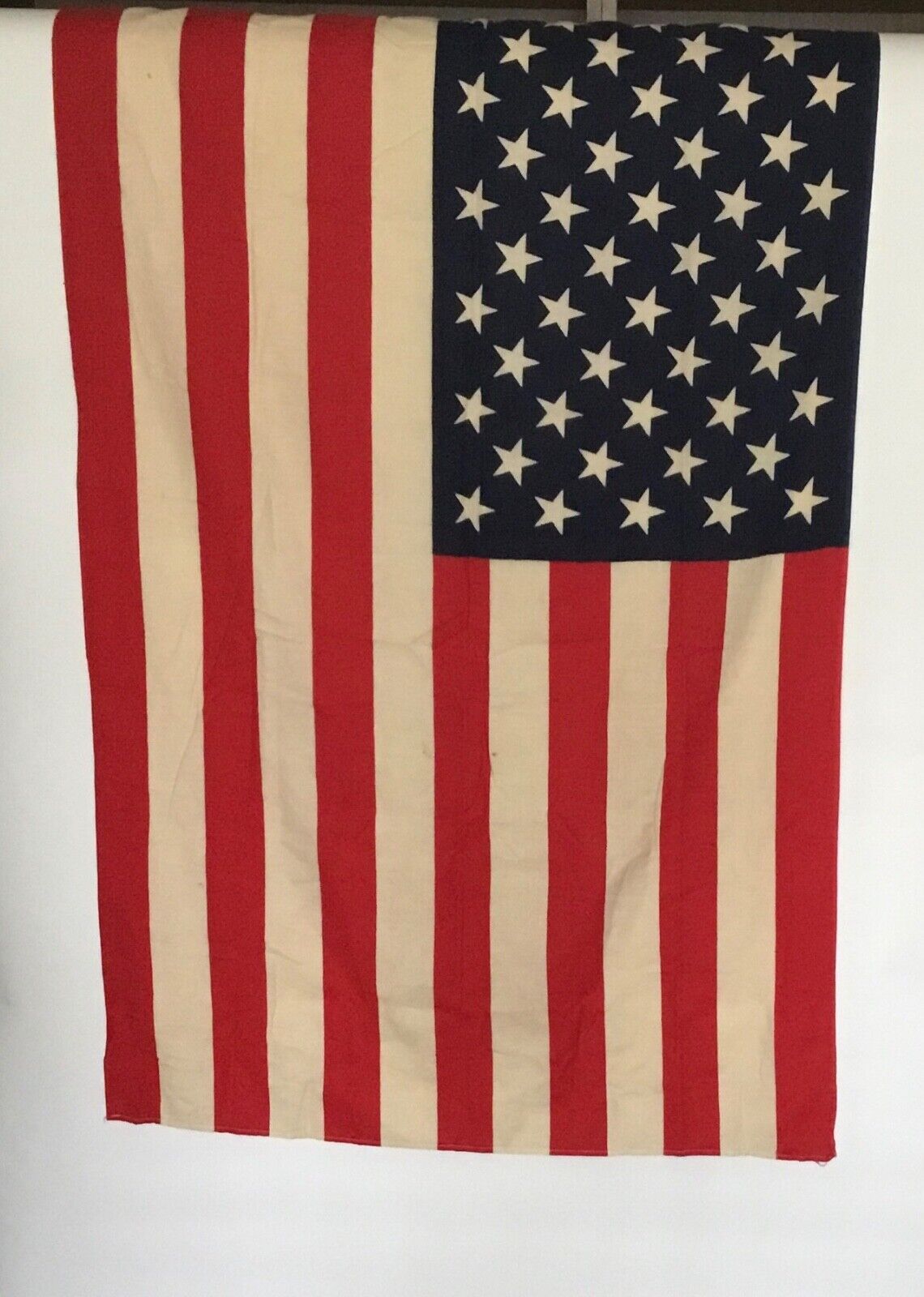 Vintage cotton 3 x 4.5' American flag