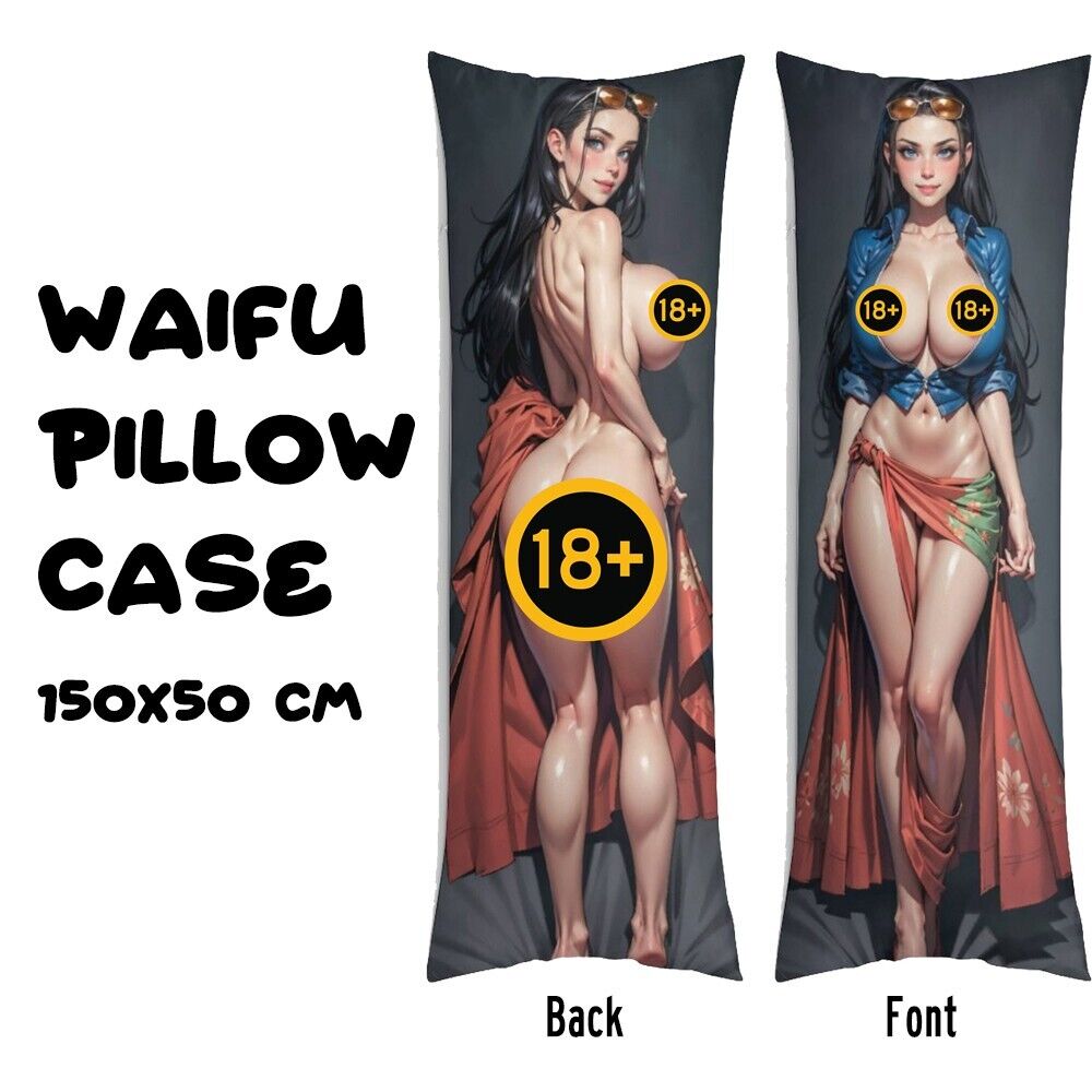 One Piece Nico Robin body Waifu pillowcase double-sided printed 150x 50 cm