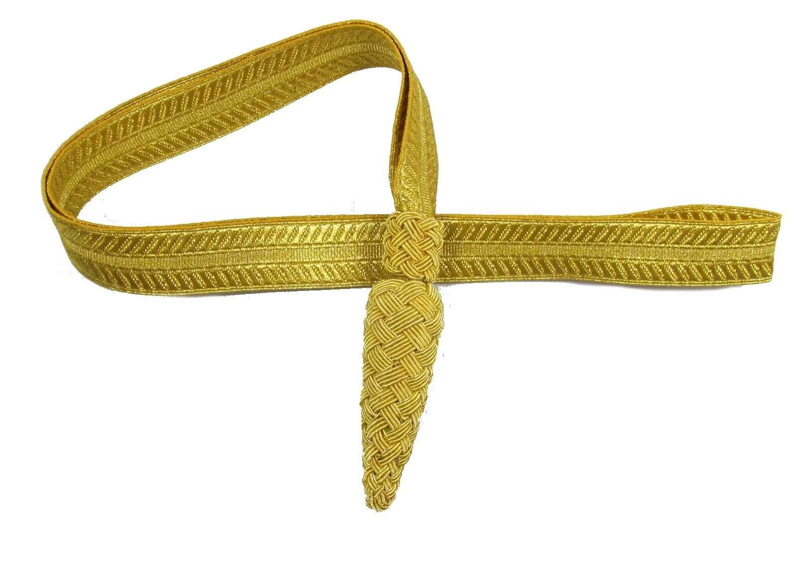 Sword Knot Gold Wire Flat Ribbon Infantry pattern R1786