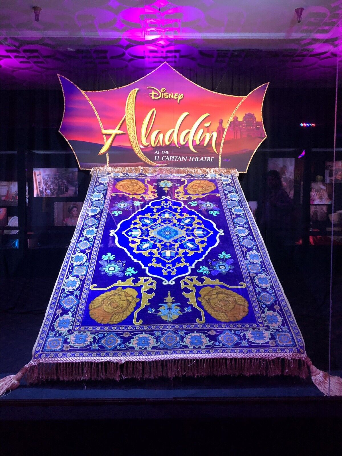 Disney Aladdin 2019 Live Action Movie Magic Carpet 5’x7’ NEW