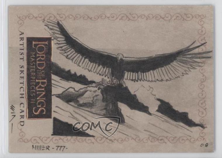 2008 Topps Lord of the Rings Masterpieces II Sketch Cards 1/1 Steven Miller 10a3