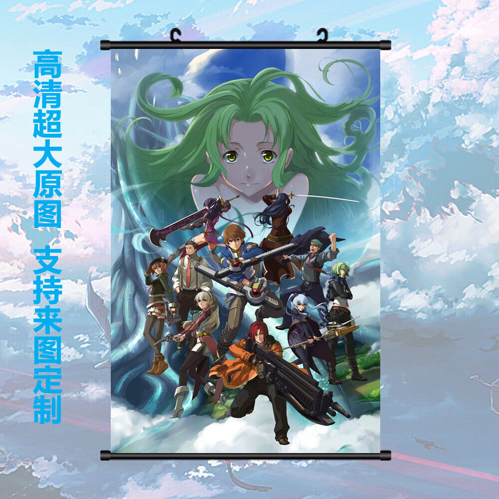 Anime Eiyuu Densetsu Sen no Kiseki Wall Scroll Poster Home Decor Gift 60*90cm#D1