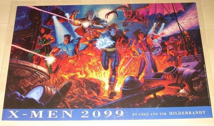 Marvel Comics 1994 Press Poster Of X-Men 2099 2  # 170- NEW
