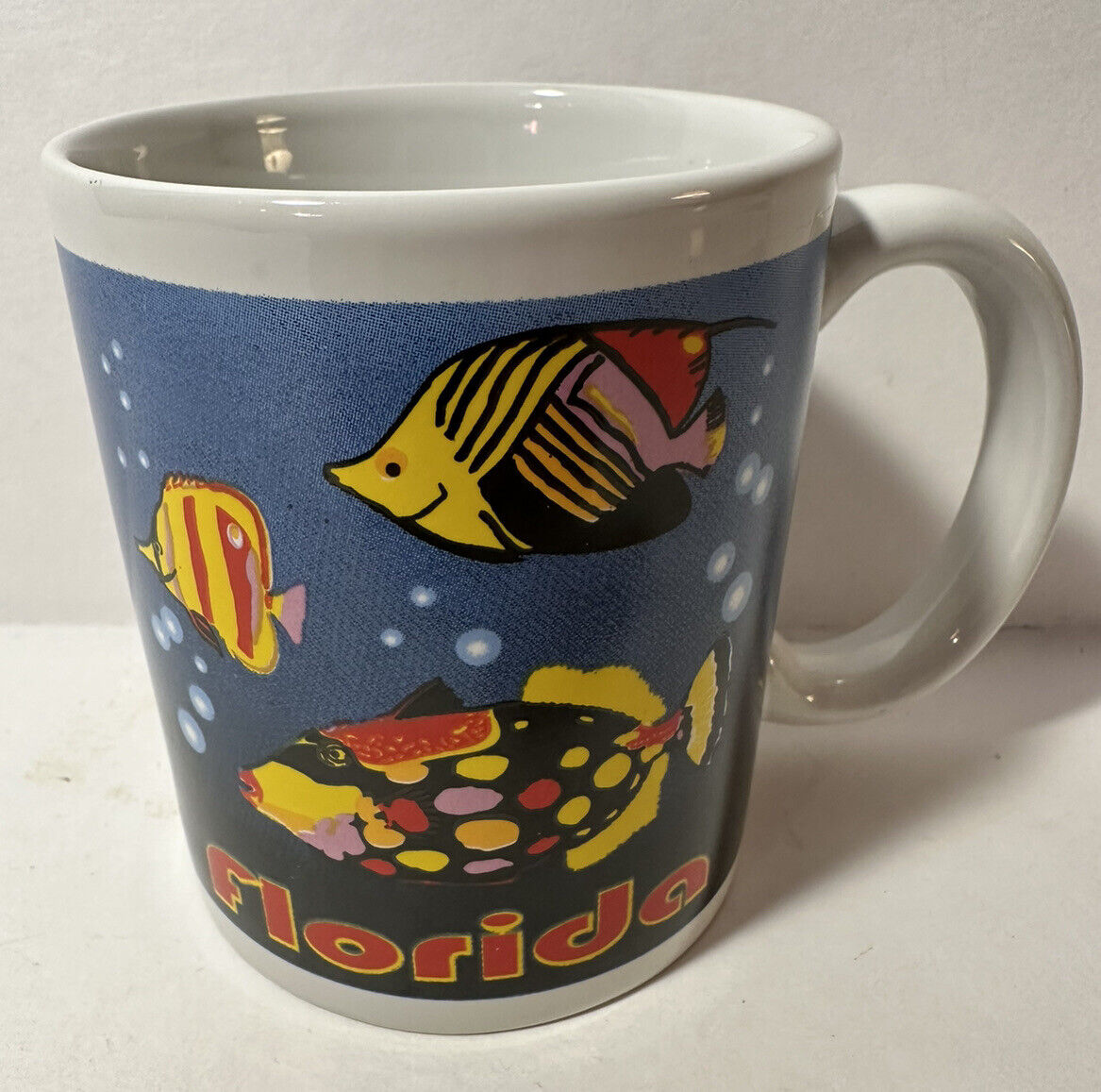 FLORIDA Coffee Mug, Fish Design (Great Condition)