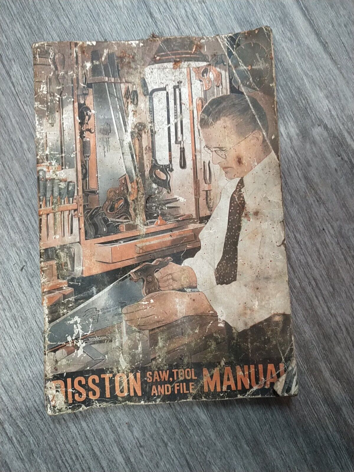 1939 Disston Saw Tool and File Manual vintage
