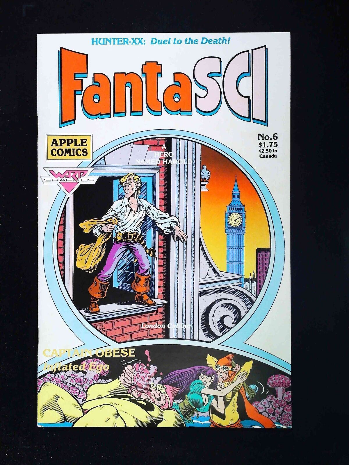 Fantasci #6  Apple Comics 1987 Vf+