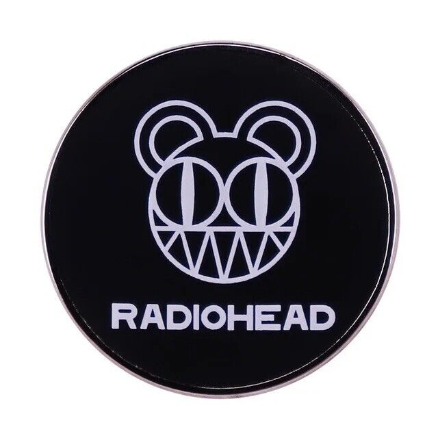 Radiohead Enamel Pinback Lapel Pin Metal Brooch Rock N Roll Fashion