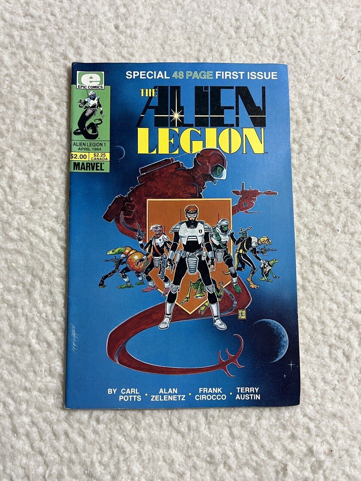 Alien Legion # 1 1st Appearance Marvel Epic Comics 1984