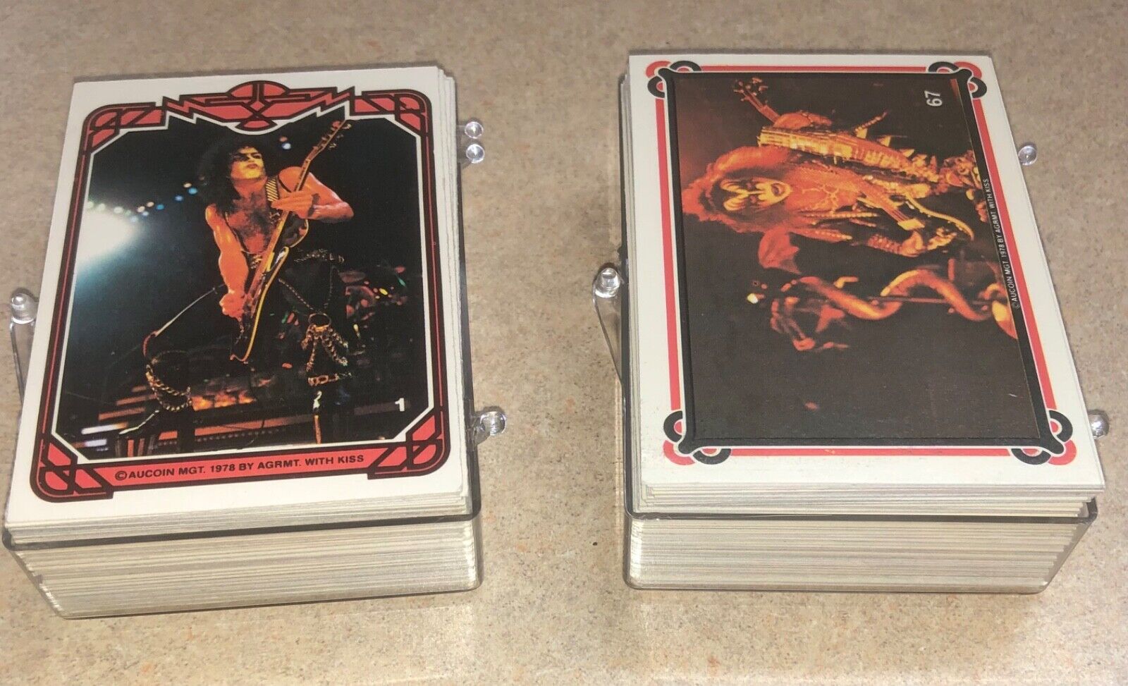 1978 Donruss AUCOIN KISS Series 1 & 2 (132) Trading Card Sets Nice Condition