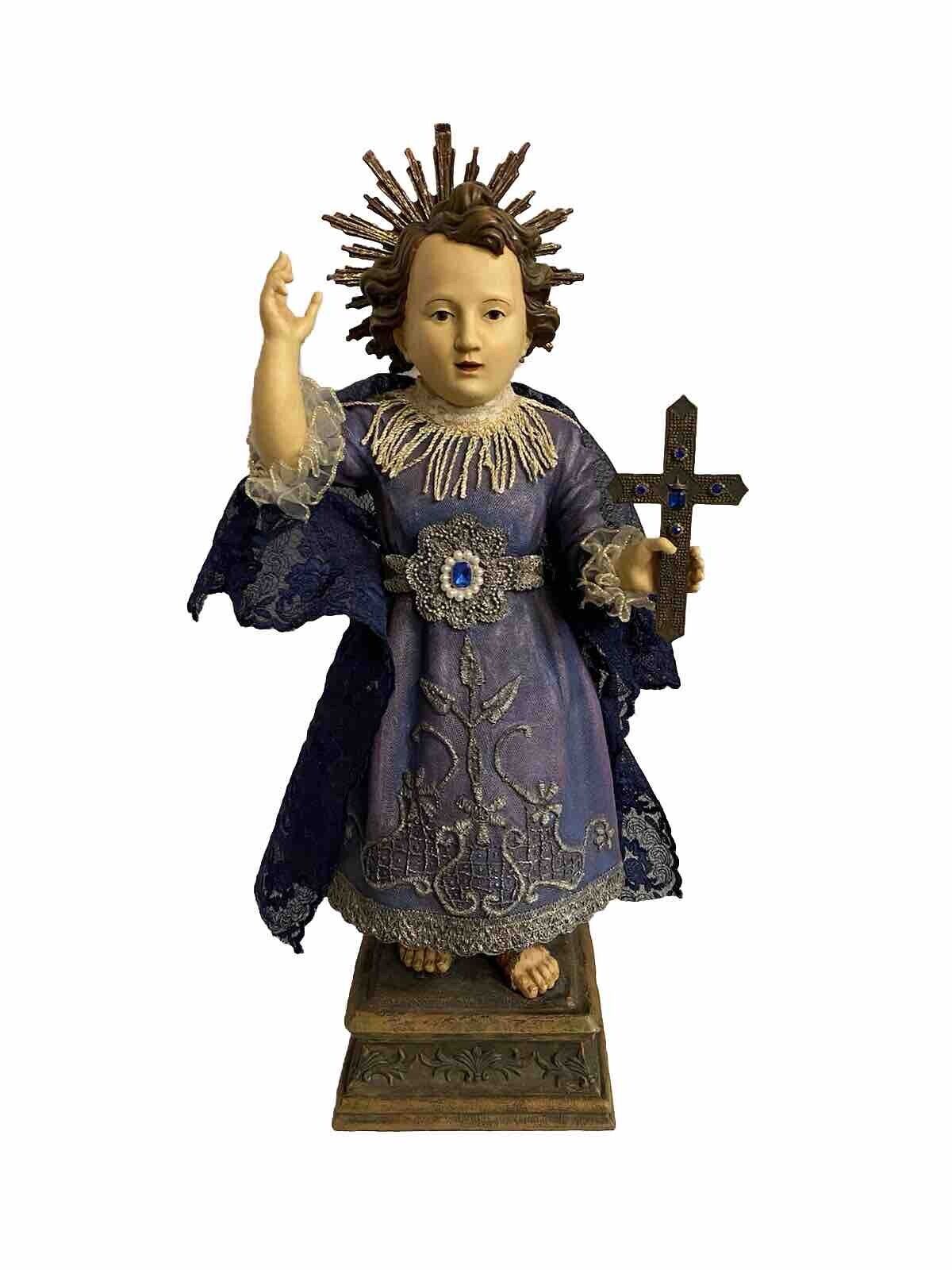 RARE Vintage Dept 56 Infant Of Prague Santos Statue Religious Figurine