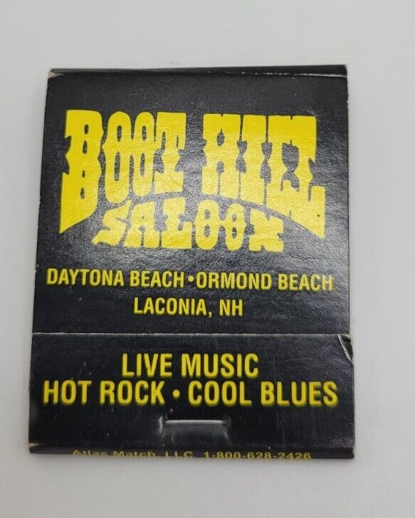 Vintage Boot Hill Saloon Daytona Beach Bar Matchbook