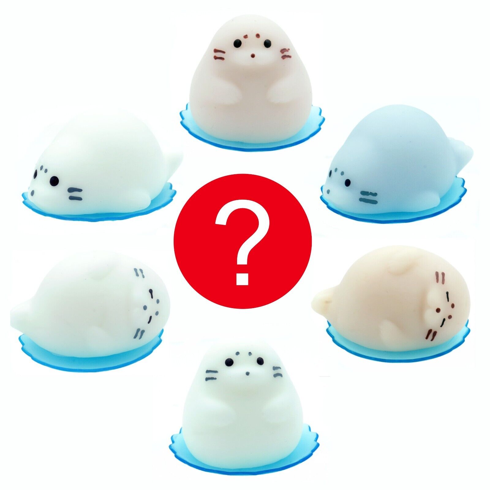 Japanese Blind Box Cute Kawaii Animal Mochi Seal Squishy 1 Random Toy