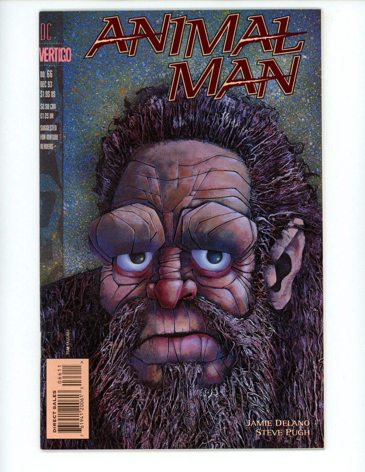 Animal Man #66, VF+ 1993 Maxine's odd behavior draws attention