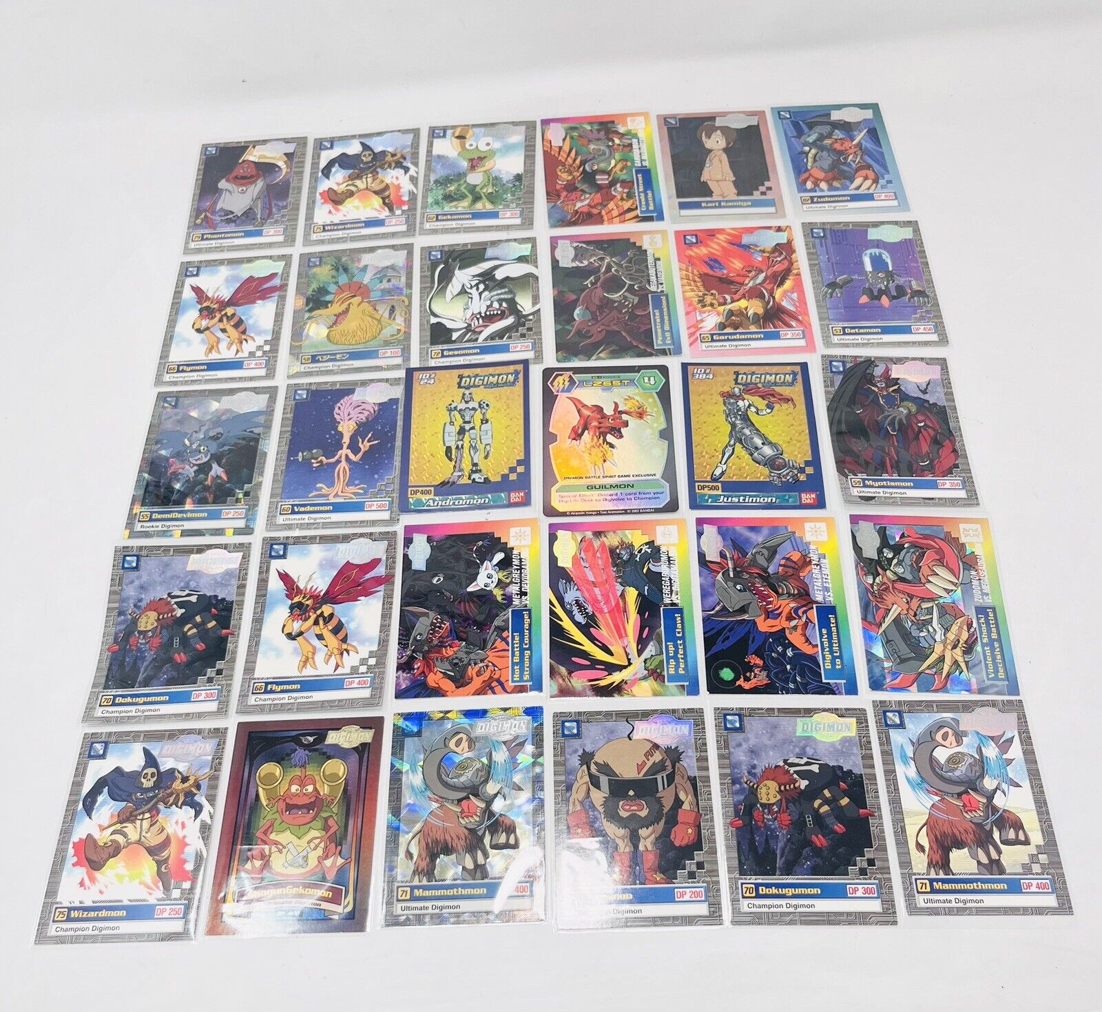 Digimon 2000 Upper Deck Animated -Series 2 - Total 63 Cards