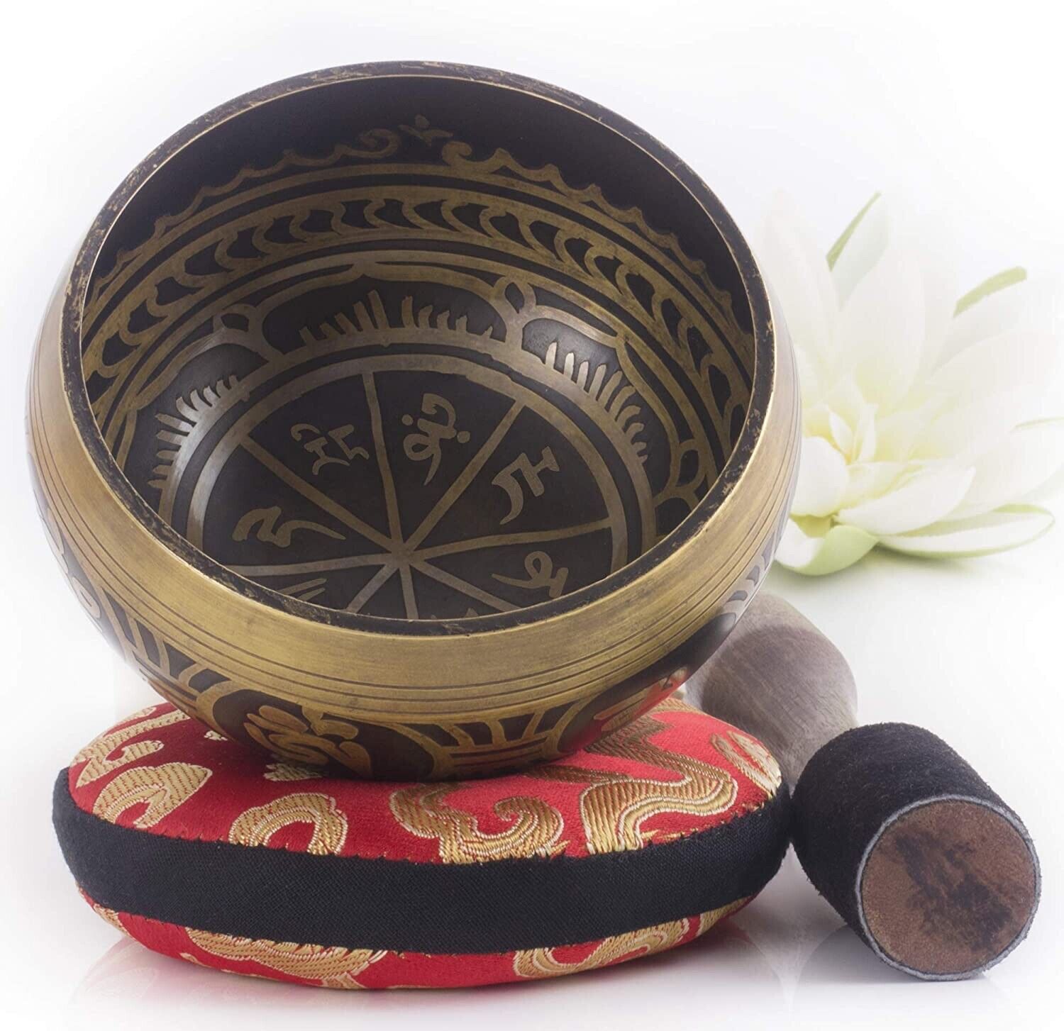 Shiping From USA Tibetan Singing Bowl Set~3 inch Meditation sound Bowl ~