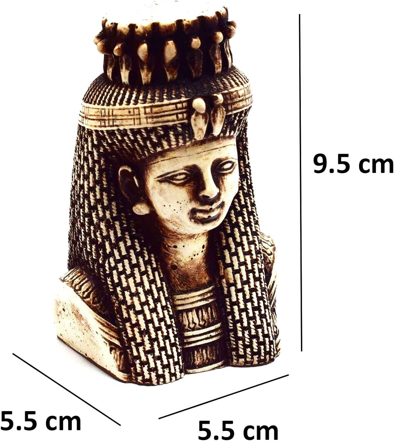 Handmade Egyptian Queen Cleopatra Statue Souvenirs for Women Girls and Mother