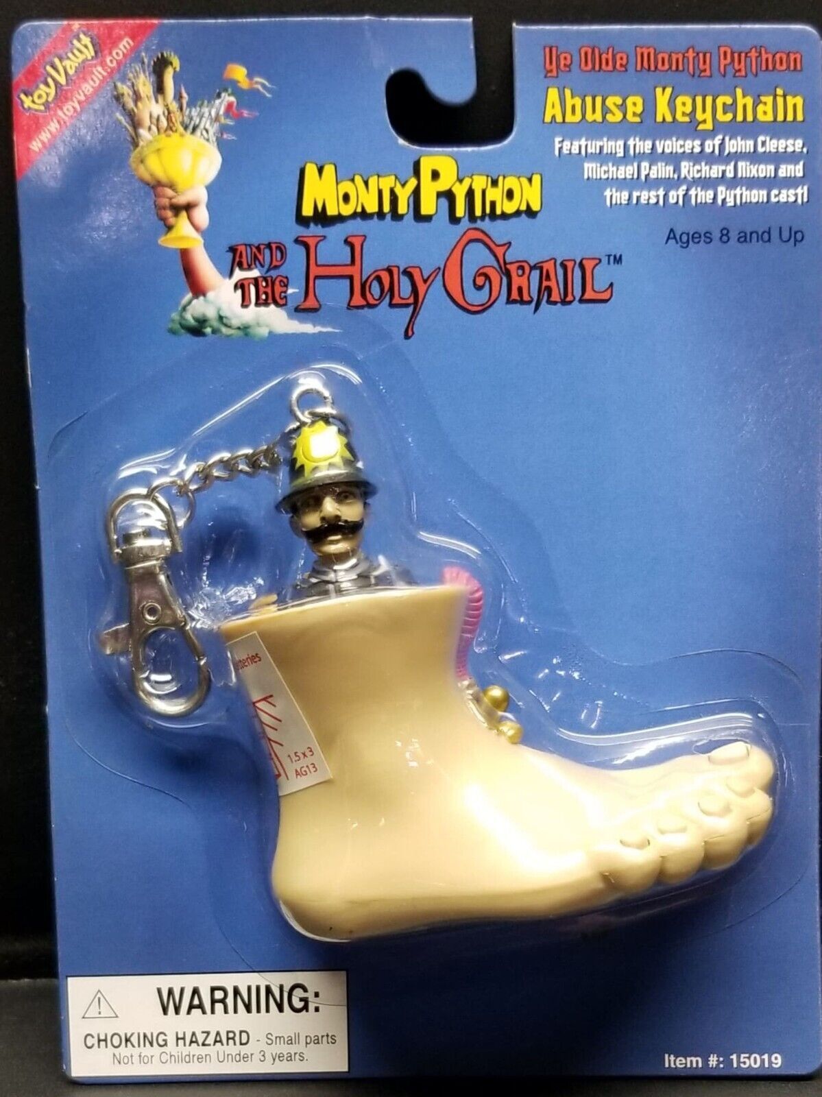 Monty Python and the Holy Grail Abuse Novelty Keychain NEW IN PACKAGE