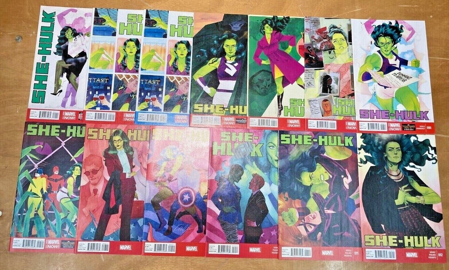 Marvel- She-Hulk #1-12 (2014) 12 Issue Set - Charles Soule
