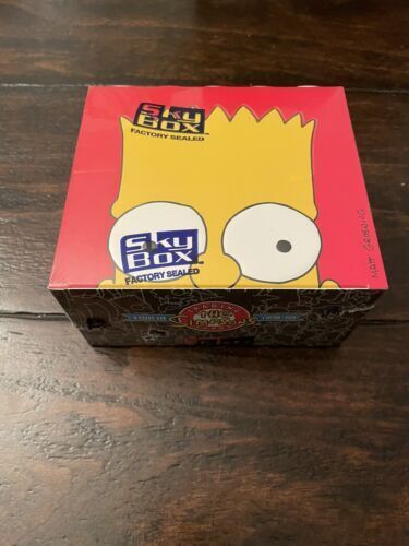 (1) Sealed Box 1993 Skybox The Simpsons Series 1 Art De Bart Chase Cards