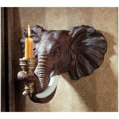 Elephant Sculptural Wall Sconce